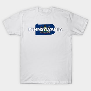 Pennsylvania Colored State T-Shirt